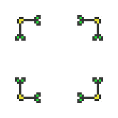 border pixel art for your needs