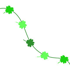 Flat St Patricks Day Decoration