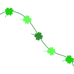 Flat St Patricks Day Decoration