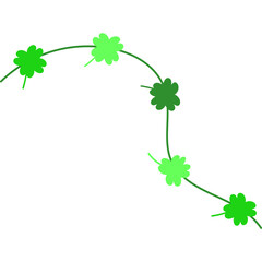 Flat St Patricks Day Decoration