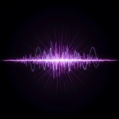 Abstract digital background showing diminishing wave pulses radiating outward, perfect for audio technology presentations, wallpaper, waveform, abstract