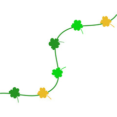 Flat St Patricks Day Decoration