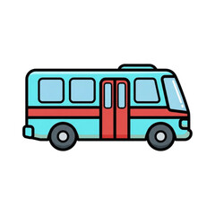 Bus cartoon illustration