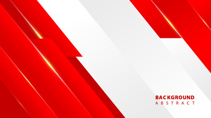 BACKGROUND ABSTRACT GEOMETRIC RED AND WHITE