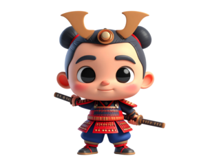 3d puppet with a sword