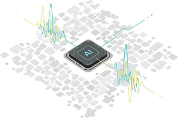 AI Detecting Weak Scientific Signals Before Discovery Illustration