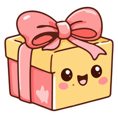 gift box with ribbon