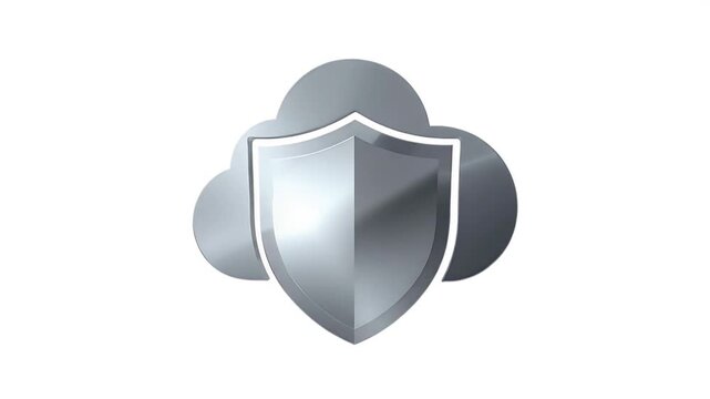 Cloud security shield protecting data with robust defense