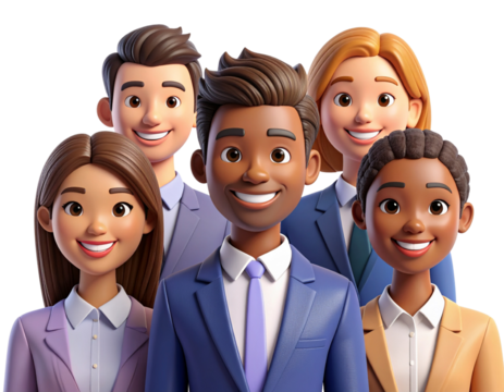 group of business people with headset - Powered by Adobe