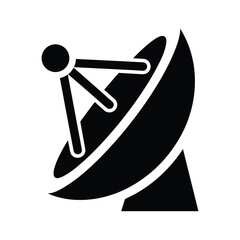 Person climbing satellite dish Vector