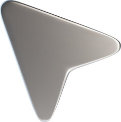 3d Chrome Pointer