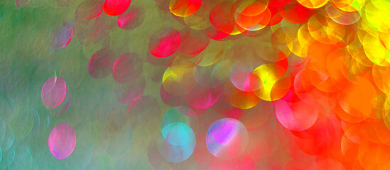 abstract colorful background with bokeh