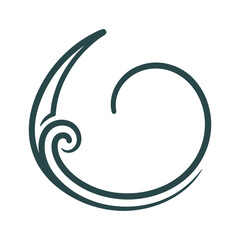 Elegant swirl design Vector