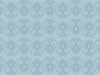 エレガントなレースの背景　ブルー