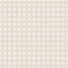 Minimalist Brown Geometric Grid Pattern on White Background