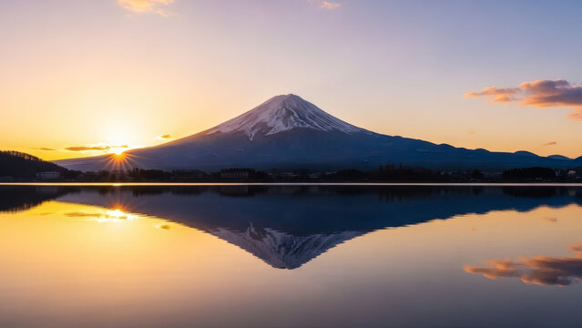 逆さ富士