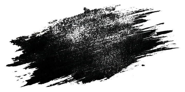 Grungy hand drawn brush stroke background design with smear drip scratch and texture vector background.