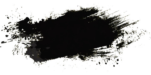 Fototapeta premium Grungy hand drawn brush stroke background design with smear drip scratch and texture vector background.