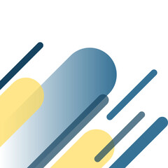 Geomteric Transparant Corner Illustration