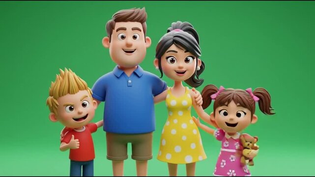 cartoon character family