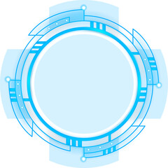 Fototapeta premium Futuristic Technology Overlay