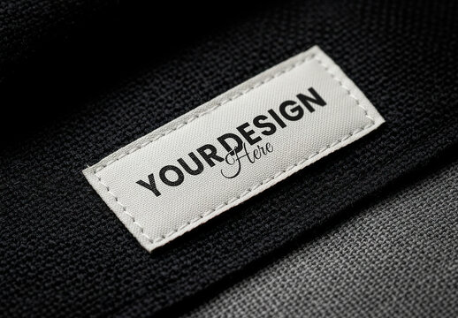 Clothes Interior Label Design Mockup