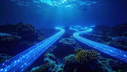 A glowing blue abstract background features a bright cosmos burst with shining stars, light rays, and an energetic flash design