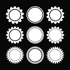 Circular Shape Grid with Petal and Ring Variations for Visual Pattern Recognition and Cognitive Testing Vector