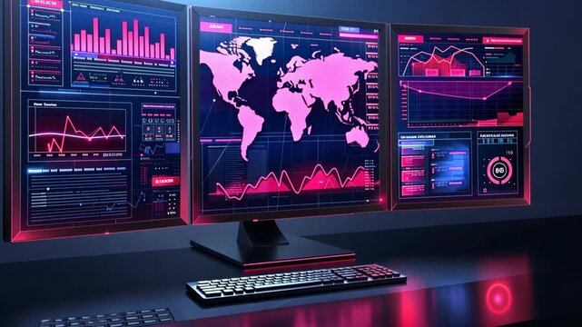 selective focus on stolen information displayed during system breach