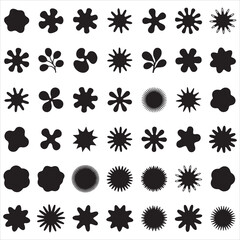 Abstract Boho Shapes Svg Clip Art