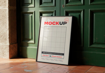 Frame Poster Mockup on Colonial Place