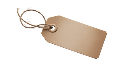 Blank price tag shop branding