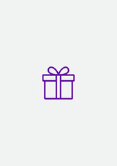 Gift box icon