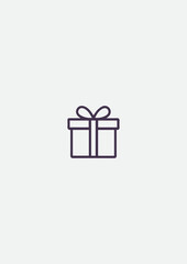 Gift box icon