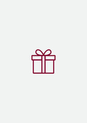 Gift box icon