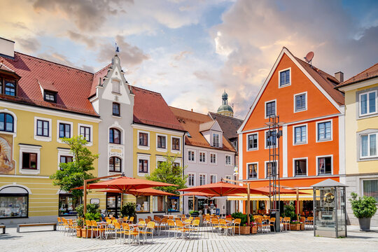 Altstadt, Mindelheim, Deutschland 