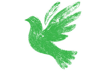 Vogel of peace,
Taube Zeichnung, Klassische Vogel Kunst