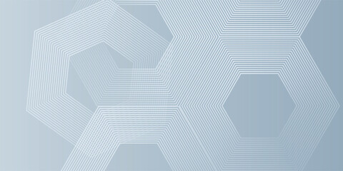 White abstract with dynamic wavy hexagon texture. suitable for wallpaper abstract modern
