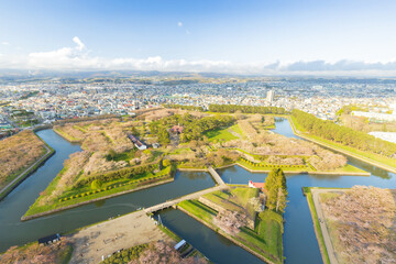北海道函館2025春-五稜郭タワーからの眺め-