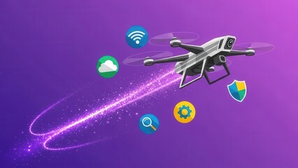 This expressive illustration depicts a human brain formed from interconnected glowing lines, symbolizing intelligence, creativity, artificial intelligence, and neural networks. The image represents th