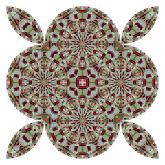 op art creative pattern, ornament, modern abstract floral background, original vector decoration