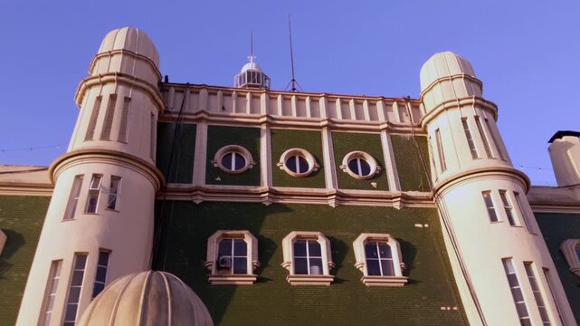 Palacio Barolo Lighthouse at Sunset, Historic Architecture, Buenos Aires, Argentina