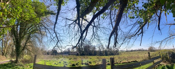 La campagne &agrave; Briec en Bretagne Finist&egrave;re