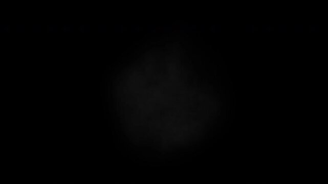 4K Submachine Gun Firing Blasts. Realistic Gunshot Flames on Black Background