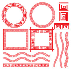 A collection of line drawings inspired by various Chinese festivals