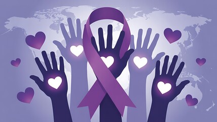 Global support for awareness cause