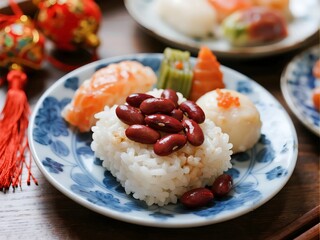 Famous Seasonal and Special Dishes. Osechi-Ryori Japan
