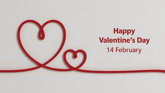 Happy valentine's day on february 14