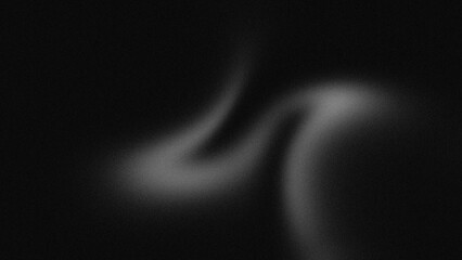 Elegant dark background, black and white gray gradient with rough grain surface.