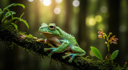 green frog 